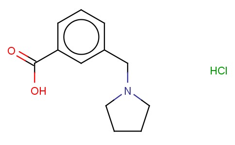 3-(PYRROLIDIN-1-YLMETHYL)BENZOIC ACID HYDROCHLORIDE